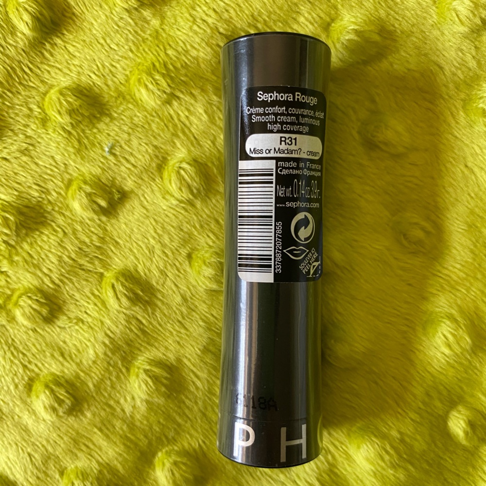 Sephora Rouge Lipstick, Color R31 “Miss or Madam?”